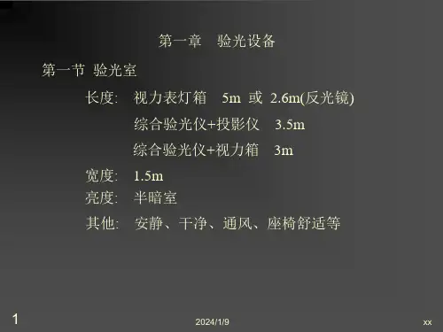 规范验光PPT精品医学课件