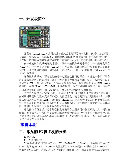 开发板简介