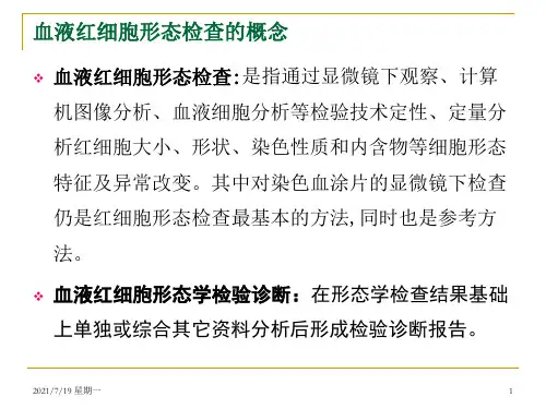 医学专题卵圆形红细胞