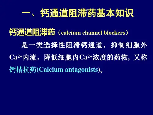 钙通道阻滞剂在心血管疾病中的应用指南
