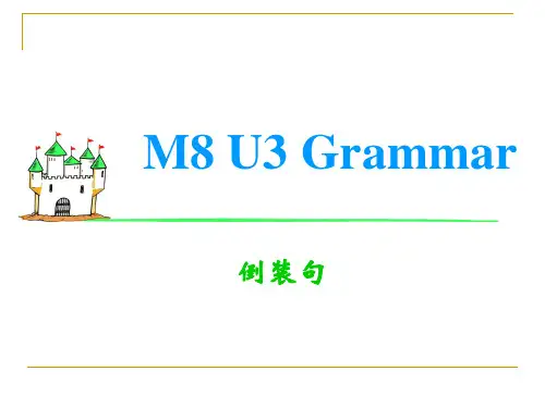 高二英语M8U三Grammar倒装句公开课省公开课获奖课件说课比赛一等奖课件