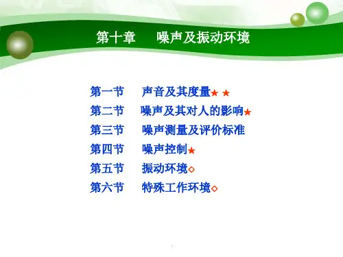 6人因工程学第六章-噪声及振动环境