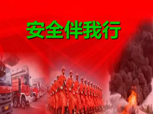安全伴我行主题团课件知识