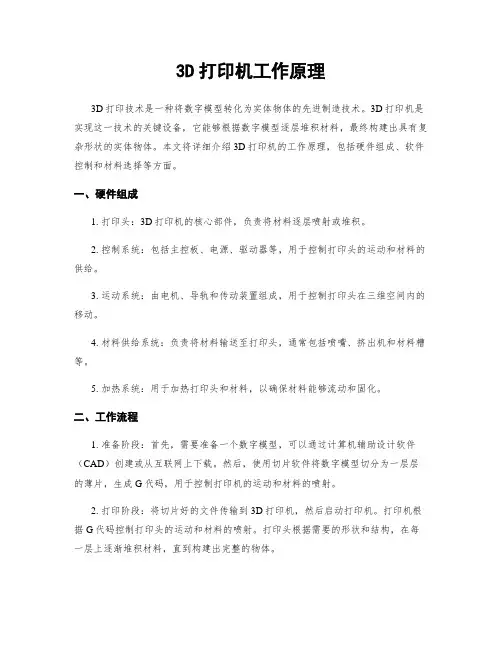 3D打印机工作原理