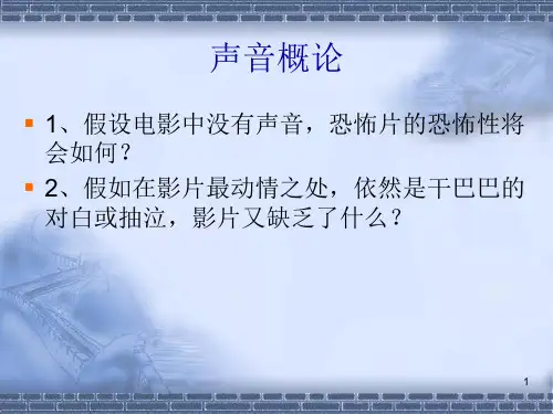 视听语言声音