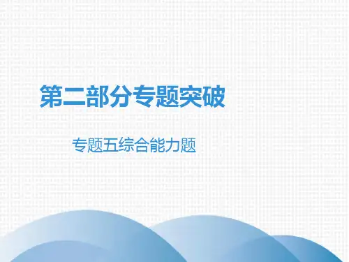 2020中考物理课件：专题突破五 (共158张PPT)