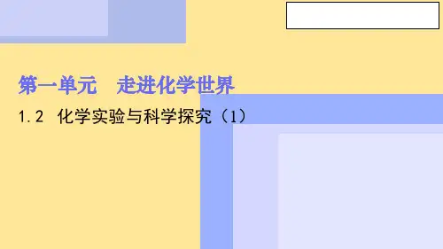 化学实验与科学探究(1)-2024-2025学年九年级化学人教版(2024)上册