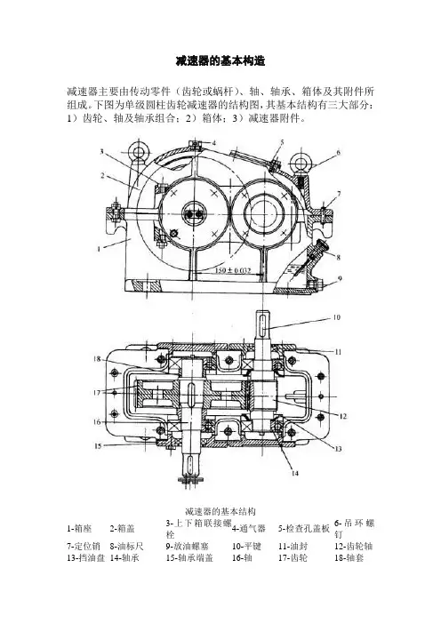 减速器的基本构造