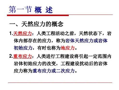 石油工程岩石力学-地应力