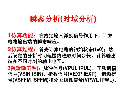 瞬态分析时域分析.ppt