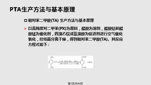 PTA氧化工艺简介课件