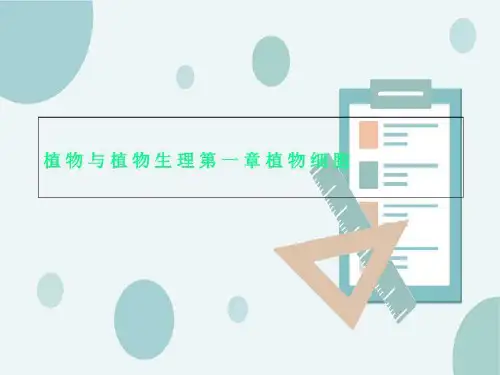 植物与植物生理第一章植物细胞