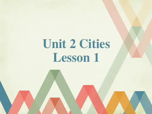人教版新起点四年级下英语Unit 2 Cities课件