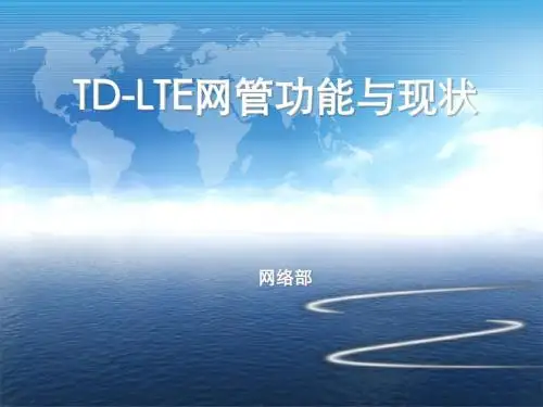 网管功能与现状培训课件(PPT 73张)