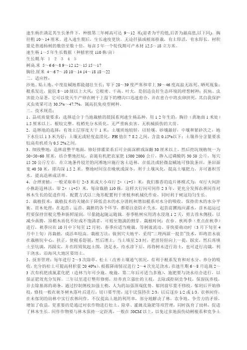 速生杨