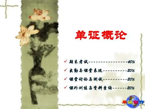 第1章单证概论课件分解