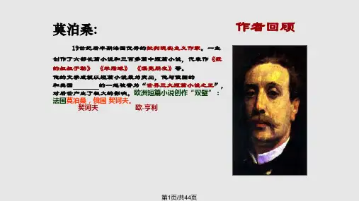 项链莫泊桑全解PPT课件