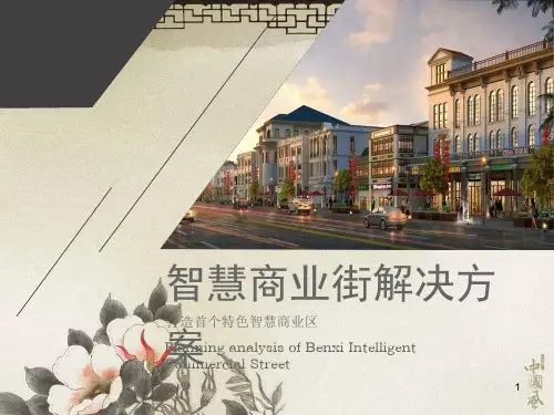 智慧商业街解决方案ppt课件