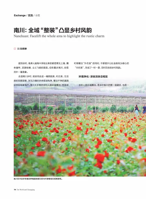 南川全域“整装”凸显乡村风韵