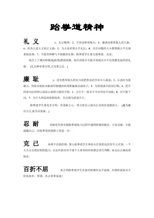 跆拳道精神-5
