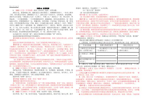 专题05：名著阅读(解析版)-2022年中考语文真题分项汇编(江苏专用)