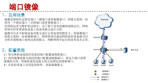 如何配置端口镜像