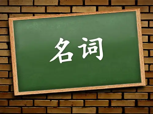 中考英语专题复习——名词 课件(40张PPT)