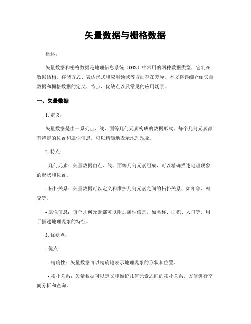 矢量数据与栅格数据