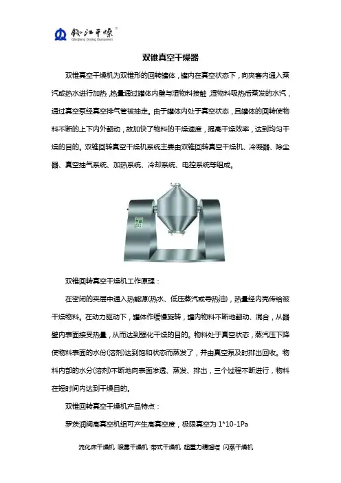 双锥真空干燥器