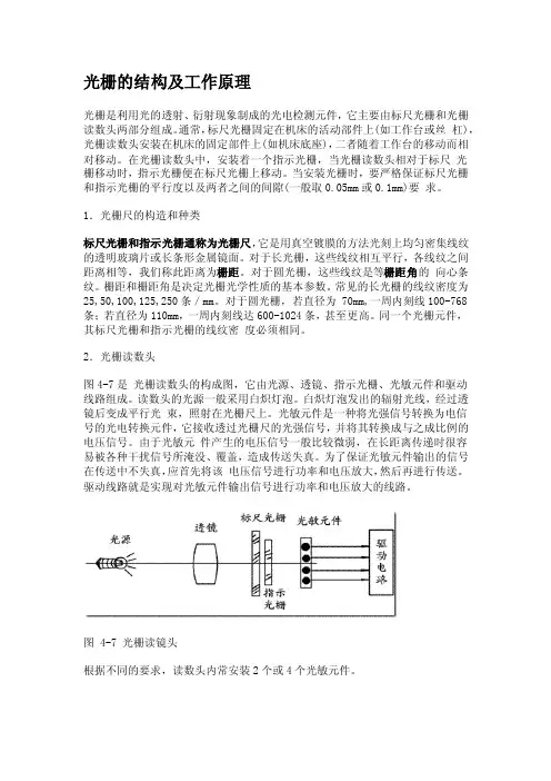 光栅的结构及工作原理