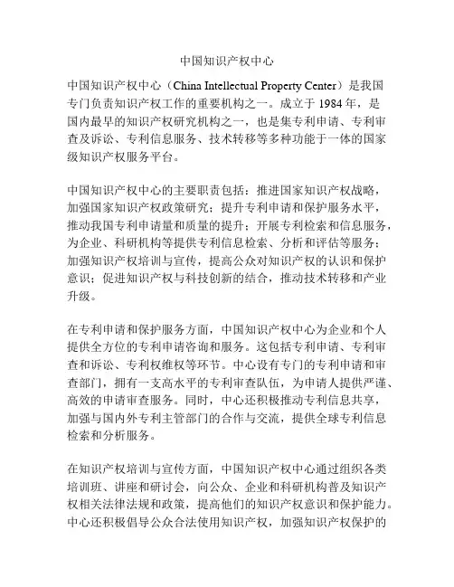 中国知识产权中心