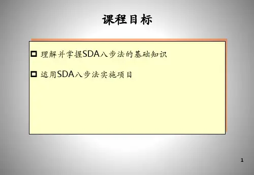 精益管理暨SDA八步法ppt课件