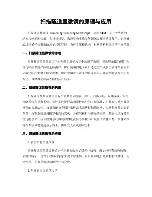 扫描隧道显微镜的原理与应用