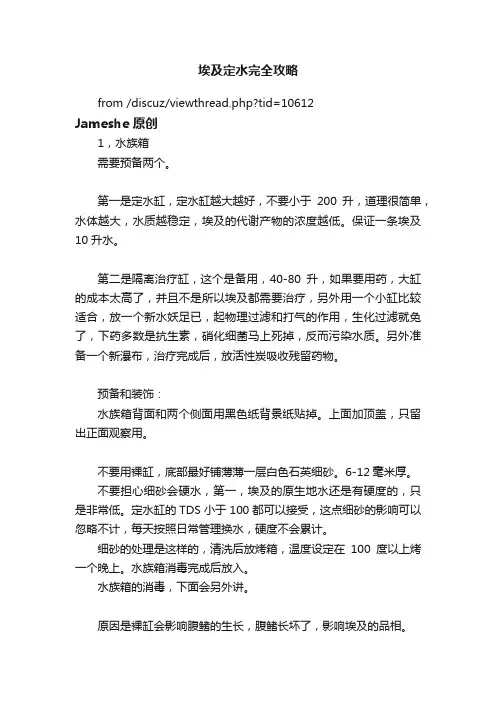 埃及定水完全攻略