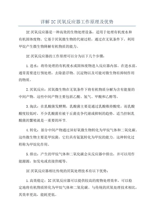 详解IC厌氧反应器工作原理及优势