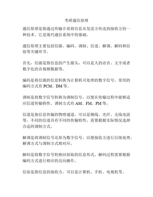 考研通信原理