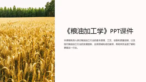 《粮油加工学》课件