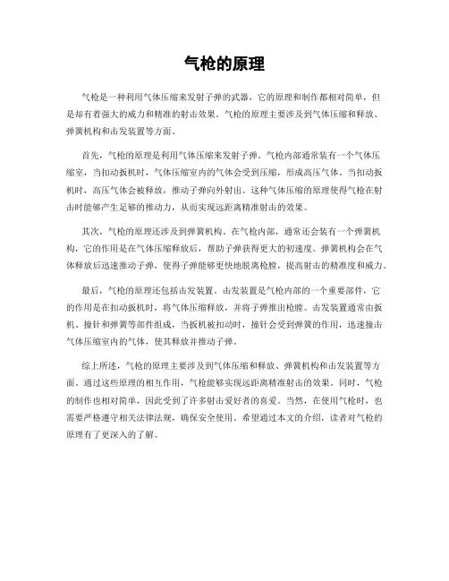 气枪的原理