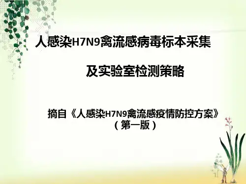 人感染H7N9采样方法及实验室检测策略