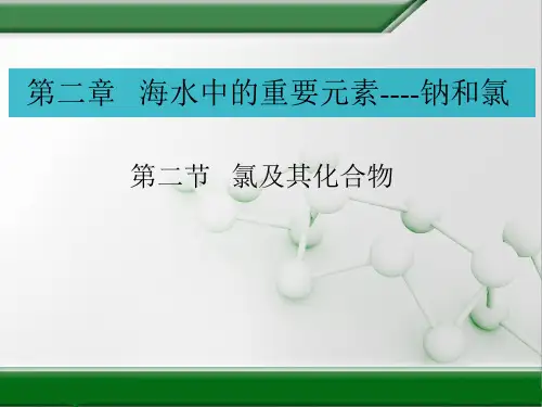 新人教高一化学必修一 第二章 第二节 氯及其化合物课件3份