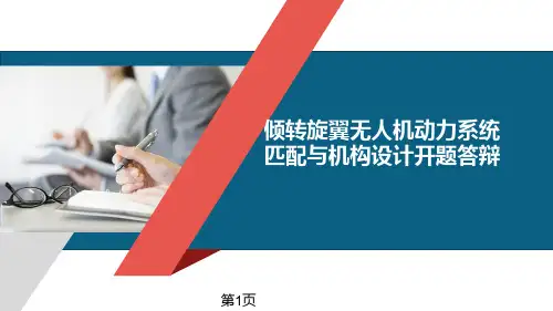 倾转旋翼无人机介绍