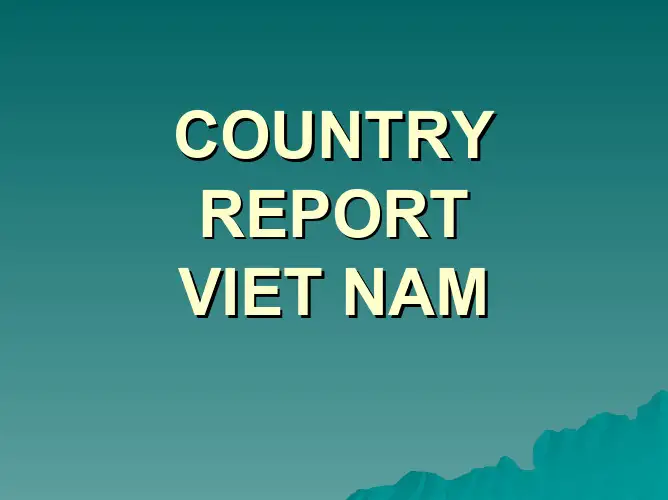 Vietnam - 越南可再生能源报告