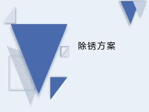钢筋除锈方案