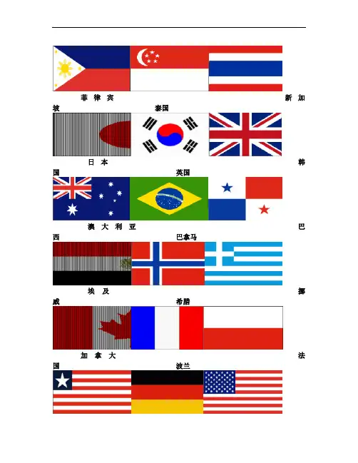 各国国旗和信号旗含义