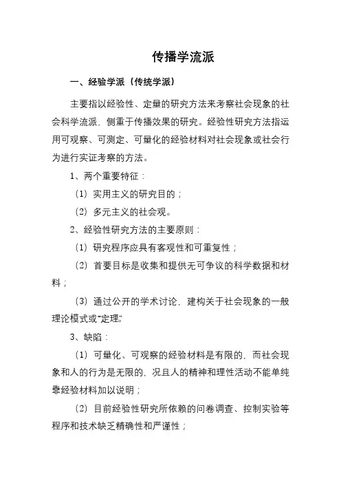 传播学流派