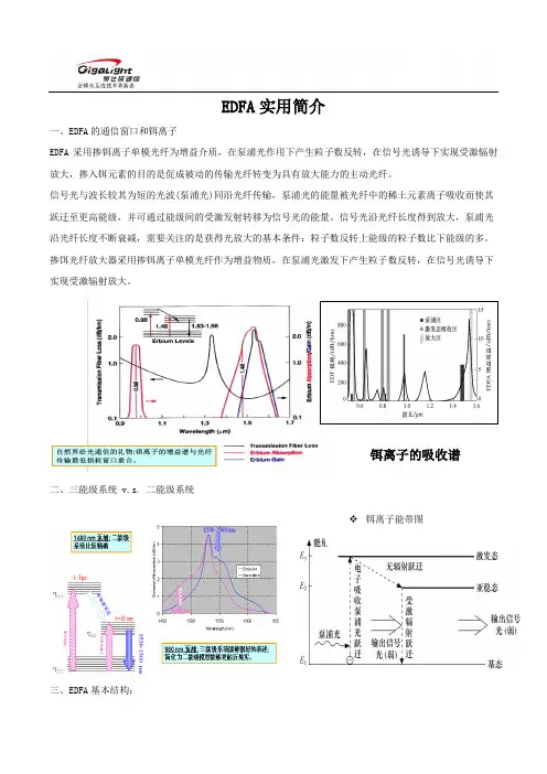 EDFA实用简介