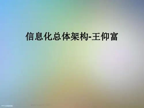 信息化总体架构-王仰富