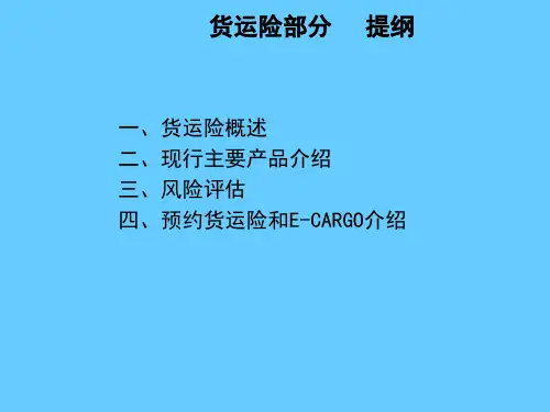 船舶货运保险