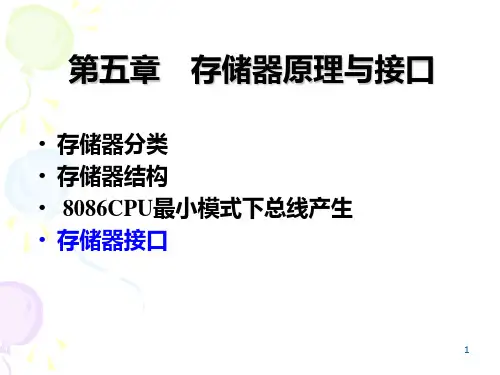 70第05章存储器原理与接口PPT课件