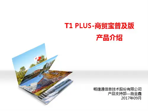 T1 PLUS-商贸宝普及版培训文档